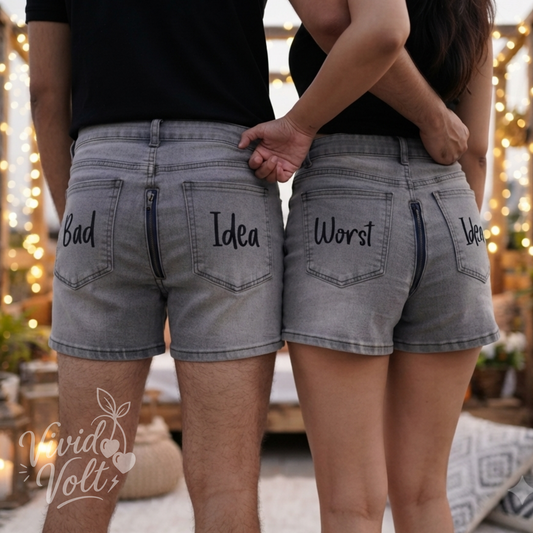 Vivid Volt Offers a Personalized Shorts Pairing for Rivalry-Themed Couples Costumes This Halloween