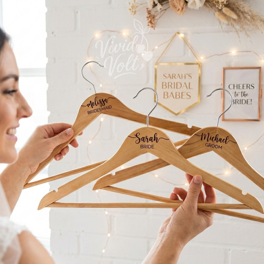 Custom Engraved Wooden Hanger